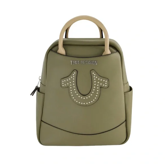 True Religion Studded Horseshoe Logo Backpack s-l400.jpg main image 2